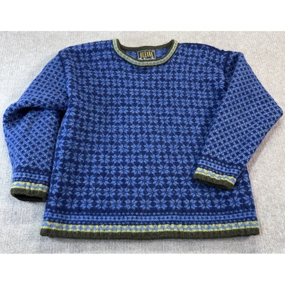 Oleana Sweaters - Oleana M Wool Sweater Nordic Outdoor Ski Aspen Chic Preppy Granola